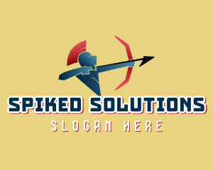 Spartan Archer Warrior Logo