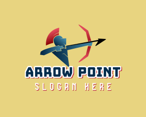 Archer - Spartan Archer Warrior logo design