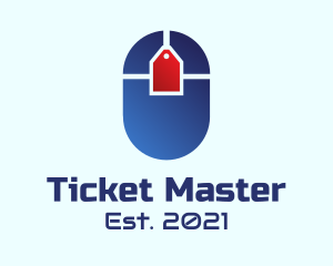 Ticket - Mouse Ticket Coupon logo design
