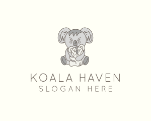 Koala - Plushie Koala Daycare logo design