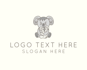 Zoo - Plushie Koala Daycare logo design