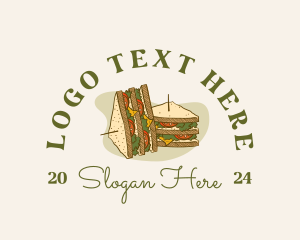 Sandwich - Deli Sandwich Snack logo design