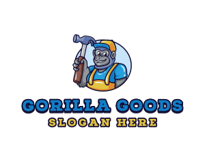 Gorilla Hammer Carpentry logo design