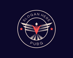 Politician - Aviation Wings Eagle logo design