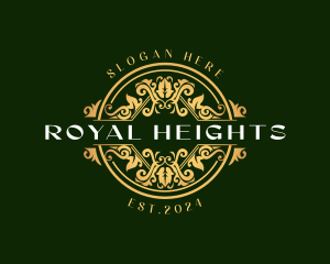 Royal Leaves Foliage logo design