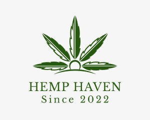 Natural Marijuana Plantation logo design