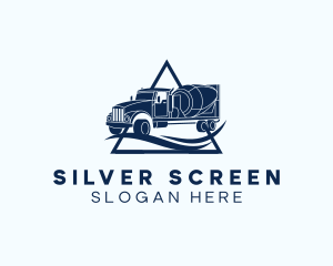 Mixer - Industrial Cement Mixer logo design