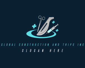 Surgeon - Medical Surgery Scalpel logo design