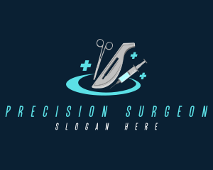 Surgeon - Medical Surgery Scalpel logo design