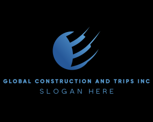 Finance Consulting Globe logo design