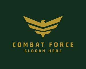 Military Eagle Armed Forces  logo design