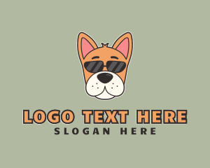 Cool - Cool Sunglasses Dog logo design