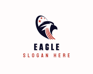 Eagle Patriot American logo design