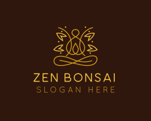 Zen Yoga Meditation logo design