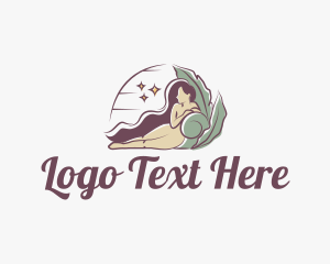 Mystical Nude Woman Logo