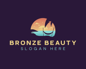 Travel Beach Vacation logo design