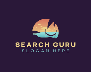 Travel Beach Vacation logo design