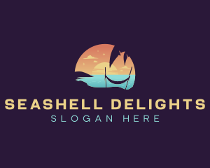 Travel Beach Vacation logo design