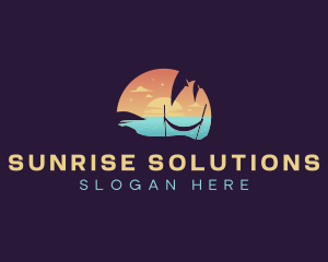 Travel Beach Vacation logo design