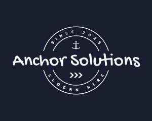 Anchor - Beach Resort Anchor logo design