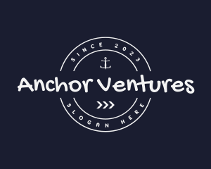 Anchor - Beach Resort Anchor logo design