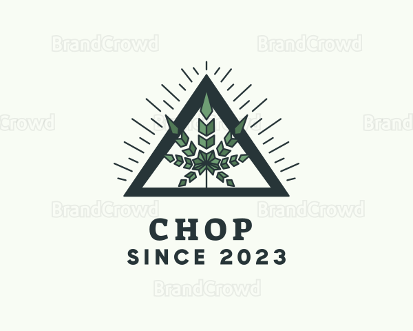 Weed Leaf Herbal Logo
