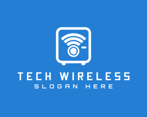Wireless - Tech Security Network logo design