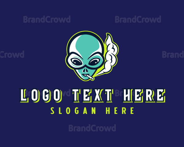 Alien Smoking Vape Logo