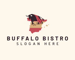 Buffalo - Bull Buffalo Spain logo design