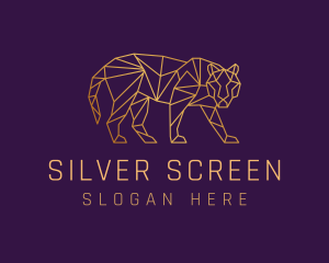 Deluxe - Golden Tiger Animal logo design