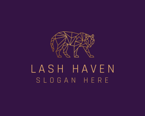 Golden Tiger Animal logo design