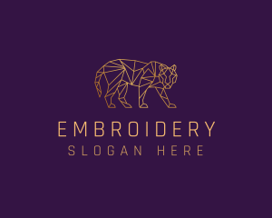 Golden Tiger Animal logo design