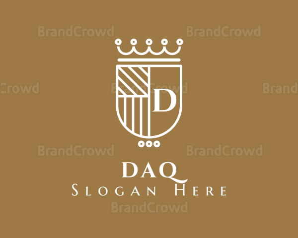 Crown Crest Shield Logo