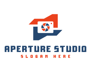Aperture - Modern Industrial Camera logo design
