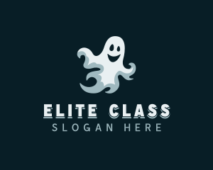 Scary Spooky Ghost Logo