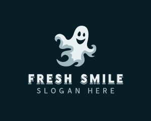 Scary Spooky Ghost Logo