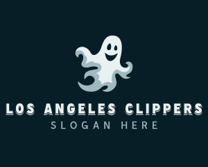 Scary Spooky Ghost Logo