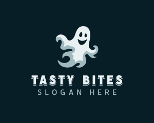 Scary Spooky Ghost Logo