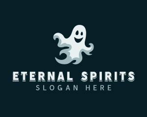 Scary Spooky Ghost logo design