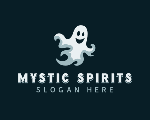 Paranormal - Scary Spooky Ghost logo design