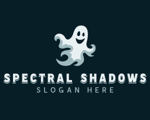 Scary Spooky Ghost logo design