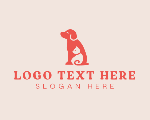 Kitten - Pet Dog Cat logo design