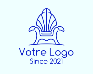 Seashell Armchair Furniture logo design