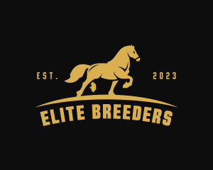 Horse Riding Equestrian Stable logo design