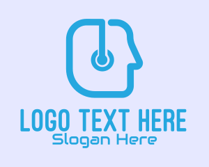 Telephone - Tech Support Person logo design