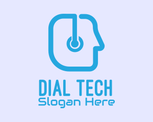 Dial - Tech Support Person logo design