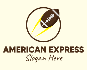 Round American Football  logo design