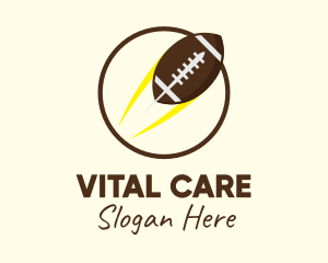 Varsity - Round American Football logo design