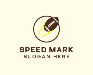 Round American Football  logo design