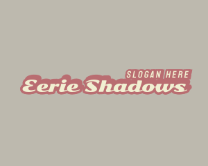 Retro Business Shadow logo design